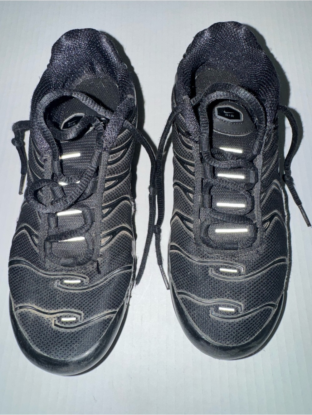 Nike Kids Black Reflective Accent Sneakers